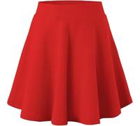 Falda Deportiva Informal para niñas, Estilo Skater, de Verano, Color Liso, Cintura elástica, cómoda, para Jugar al Tenis.#339