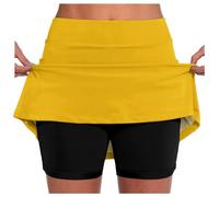 Falda Deportiva para Mujers Cintura Alta Tenis Faldas Pantal贸n Skorts de Golf Yoga Fitness Mujer Skirt Mini Faldas con Bolsillos