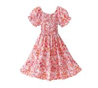 Falda elástica para niños medianos y Grandes, Falda de Princesa de Manga Corta, Vestido de Vacaciones Junto al mar Faja uctora Mujer Japonesa Colegiala