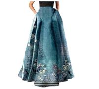 Falda Evasé Larga Falda Larga con Botas Falda Y Blusa Faldas SeñOra con Goma En La Cintura Faldas SeñOra Mayor Falda Satinada Falda Lunares Flamenca Falda Playera Falda Tableada para Gorditas Falda