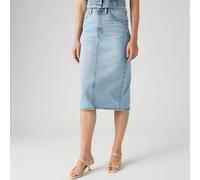 Falda HR A Line Decon Skirt Mujer Talla 29 US (38/40). Color Azul