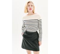 Falda Jarmy de cuero natural negro mujer 42