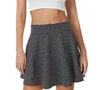 Falda Larga Mujer Sexy, Faldas Mujer Verano Tenis, Mini Acampanada EláStica con Estampado Lunares Estilo Casual Ideal Patinaje sobre Ruedas Un Conjunto VersáTil Y CóModo Falda Skirt Faldas