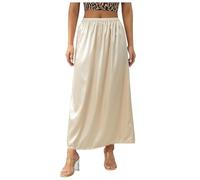 Falda Larga Mujer Vaquera, Faldas Mujer Verano Tenis, Medio ResbalóN Suave SatéN Medio ResbalóN Encaje Largo Enagua Medio ResbalóN Debajo Vestidos Faldas Skirt Falda Lunares Falda Vaquera Minifalda