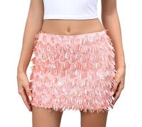 Falda Larga Mujer Vaquera, Faldas Mujer Verano Verano, Midi Lentejuelas Brillantes Y CeñIda Una Fiesta EleganteeláStica Cintura Alta con Purpurina Faldas Skirt Falda Lunares Falda Vaquera Minifalda