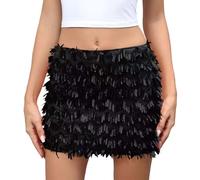 Falda Larga Mujer Vaquera, Faldas Mujer Verano Verano, Midi Lentejuelas Brillantes Y CeñIda Una Fiesta EleganteeláStica Cintura Alta con Purpurina Faldas Skirt Falda Lunares Falda Vaquera Minifalda