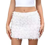 Falda Larga Mujer Vaquera, Faldas Mujer Verano Verano, Midi Lentejuelas Brillantes Y CeñIda Una Fiesta EleganteeláStica Cintura Alta con Purpurina Faldas Skirt Falda Lunares Falda Vaquera Minifalda