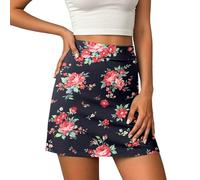Falda Larga Mujer Vaquera, Faldas Mujer Verano Volantes, Deportiva con Pantalones Cortos Integrados Correr Tenis Entrenamientos Y Otras Actividades Tejido Ligero EláStico Y CóModo Skirt Falda Faldas