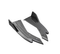 Falda Lateral Automotriz Difusor Parachoques Trasero Alerón Divisor Labio Universal Canard Protector Arañazos Winglets Extensión Faldón Lateral Antiarañazos(Carbon Fiber)