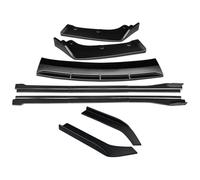 Falda Lateral Automotriz para Lexus GS 2016-2020, Divisores Parachoques Delantero, Alerones, Faldones Laterales, Extensiones, Envoltura Trasera, Ángulo Protección Anticolisión(Matte Black)