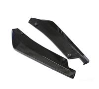 Falda Lateral Automotriz Tira Parachoques Delantero Y Trasero Universal Coche Difusor Alerón Divisor Protector Arañazos Extensión Falda Lateral Winglets 44.5 Cm(Carbon Fiber)