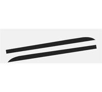 Falda Lateral Automóvil 2 Uds Para Peugeot 206, 107, 108, 207, 308, 307, 508, 2008, 3008, Falda Lateral De Puerta De Coche, Calcomanías De Cuerpo A Rayas, Pegatina Faldón Lateral Divisor (Color : Neg