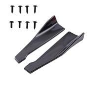 Falda Lateral Coche 48CM Longitud Separador Labios Parachoques Trasero Delantales Protectores Contra Arañazos Accesorios Automotrices Parachoques Faldón trasero Difusor(B Carbon fiber)
