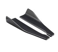 Falda Lateral Coche Faldón Lateral para Parachoques De Coche, Protector Divisor De Alerón De 48 Cm/18,9 Pulgadas para VW para Golf 6 Faldón Lateral(Carbon)
