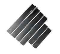 Falda Lateral Coche Faldones Laterales Universales Difusor Basculante Paneles Extensión Divisores Labios Parachoques Alerón Falda Negro Carbón(Carbon Fiber 2.2m)