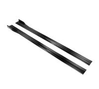 Falda Lateral Coche para A4 A5 A8 Q5 RS5 TT MK5 Falda Lateral De Coche Kit De Extensión Universal Divisores Delantal Divisor De Labios Winglet(Carbon Fiber)