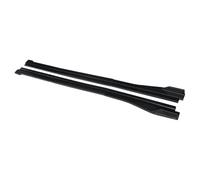 Falda Lateral Coche para Benz Clase C W204 C63 2007-2014 Falda Lateral De Coche Extensión Placa Basculante Separador Labios Parachoques(Matte Black)