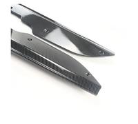 Falda Lateral Coche para Corvette para C8 2020-2024 para Stingray para Z51 faldones Laterales versión no Ancha difusor Divisor de alerón(Carbon Look)