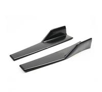 Falda Lateral Coche para Ford para Mustang GT para Shelby GT500 2000-2022 Cubierta De Falda Lateral Protector Guardabarros Kit Carrocería Alerón Labio(Negro)