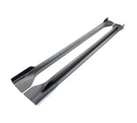 Falda Lateral Coche para Jeep para Grand para Cherokee 2014 2015 2016 2017 2018-2022 Kit De Carrocería Alerón Divisor Extensión Falda Lateral(Matte Black)