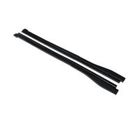 Falda Lateral Coche para Macan 2018-2021 Kit De Extensión Falda Lateral Coche Delantal Divisor Labio Winglet(Matte Black)