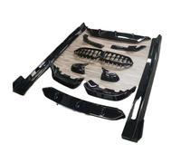 Falda Lateral Coche para X7 G07 2019-2022 Labio Delantero Difusor Trasero Alerón Falda Lateral Kit Carrocería Parrilla Cubierta Espejo ABS Negro Brillante(1 Juego)