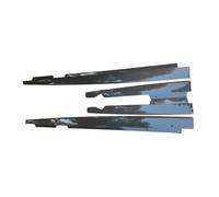 Falda Lateral De Coche Kit De Carrocería Faldón Lateral Y Alerón Modificado para Serie 3 E90 E91 para M-Sport 2005 2006 2007 2008 2009 2010 2011 2012 para MP(Aspecto de Fibra de Carbono.)