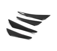 Falda Lateral De Coche para BMW E90 E91 E92 E93 G20 G28 G30 E80 E81 E82 4 Uds. Aletas Laterales Fibra Carbono Real para Alerón l Cuerpo Canard