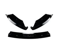 Falda Lateral De Coche para Ford Fiesta ST MK7 2012-2018 Parachoques Delantero Alerón Divisor Difusor Cuerpo Kit Tuning Pala Delantera Falda Tablero(Gloss Black)