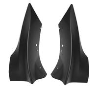 Falda Lateral De Coche para Tesla para Mol 3 2021 2022 2023 2 Uds Protector Parachoques Lantero Tiras Anticolisión Esquina Parachoques Protector Labio(Matte Black)