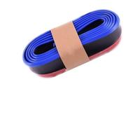 Falda Lateral De Coche Parachoques Delantero Universal De 2,5M Protector Goma Fibra Carbono Tira Alerón Faldón Lateral Antiarañazos para Coche(B Blue)