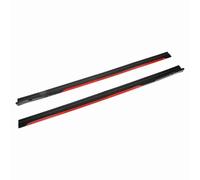 Falda Lateral del Automóvil, Faldas Laterales Spoilers para Automóviles 8pcs Cuerpo de Auto Skinda Lateral Brillante Negro Rojo Rojo Divirtores Difusor Winglet Universal con 86.61x4.33in para