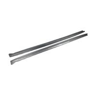 Falda Lateral Extensión Faldón 2 Uds Negro Brillante/Fibra De Carbono para F15 X5 F85 X5M F16 X6 F86 X6M Extensión De Falda Lateral Estilo MP(Carbon Look)