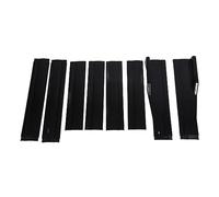 Falda Lateral para Automóvil 78 7 Pulgadas Negro Brillante Extensión De Panel Rocker Spoiler Lip Splitter Universal Compatible con La Mayoría De Vehículos