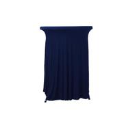 Falda Mesa Redonda Cubierta de mesa redonda elástica spandex for cóctel, bar, fiesta bodas, tela alta elasticidad, lavable, ligera, duradera, uso en todas las estaciones(Black,Round 80x110cm 1pcs)