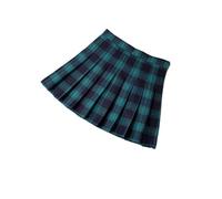 Falda Mujer Women A- Line Skirt Plaid Spring and Autumn Pleated High Waist Skirts(Style 2,XL)