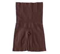 Falda Pantalon Mujer Bragas con Relleno Gluteos Cintura Alta para Mujer Abdominal Elástico Sin Costuras Levantamiento De Cadera Body Shapewawre Camiseta Reductora Braga Coffee XXXXXXL