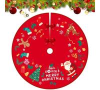 Falda para árbol de Navidad, alfombra para fiestas, 89,9 cm, cubierta | Alfombra de árbol de Navidad para entrada, sala de estar o sala de estar, hogar, reunión familiar y sección B