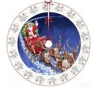 Falda para Árbol de Navidad, Funda para Árbol de Navidad, Falda Estampada para Árbol de Navideñas, Alfombra Decorativa para Navideñas Fondo para casa decoración - 90 cm