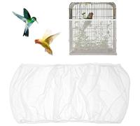 Falda para Jaula de Pájaros | Protector Antipolvo con Banda Elástica,Cubierta Red Pájaros Accesorios Jaula - Pinzón Loro Gris Africano Cacatúa NINFA Periquito Guacamayo Interior Exterior Picnic