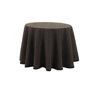 Falda para mesa camilla riby redonda 90cm chocolate donegal collections