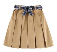 Falda Plisada Escolar para Ni?as Estilo Ni?os Adolescentes Estudiantes Cómoda Elástica Ropa Informal.