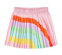 Falda Plisada para Niños con Estampado de Arco Iris Ropa Infantil Rosa Claro 116