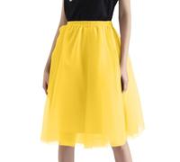 Falda Tul Mujer - Falda Medieval Mujer Talla Grande Irregular Minifalda Plisada Bailarina Disfraz Para Ballet Saten Cortas Elástica Brillo Para Carnaval Semana Santa Fiesta Halloween 2#oro XXL