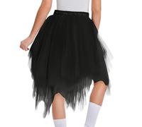 Falda Tul Mujer - Falda Medieval Mujer Talla Grande Saten Minifalda Steampunk Retro 80s Disfraz Para Ballet Navidad Cortas Brillante Nochevieja Para Carnaval Semana Santa Fiesta Halloween 11#negro XL