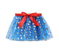 Falda Tul Niña, Falda Ballet Niña con Lentejuelas de Lunares, Mini Falda de Tul En Capas Distintas Colores, Faldas Corta Esponjoso para Niñas, Disfraz de Baile Carnaval para Rendimiento Fiesta