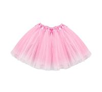 Falda Tutú De 1 Pieza para Adultos y Niñas, Rosa, Adecuada para Bailes y Fiestas