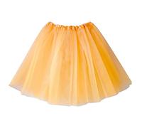 Falda Tutú de Danza para Adultos Falda Pompon Pompon de Tule 3 Capas 6 Piezas Falda de Media Pierna con Diseño Ligero