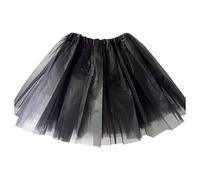 Falda Tutú de Danza para Adultos Falda Pompon Pompon de Tule 3 Capas 6 Piezas Falda de Media Pierna con Diseño Ligero para coreografías de Carnaval