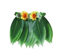 Falda Tutu Mujer,Kit de Accesorios para Disfraz de Falda con Hojas y Flores